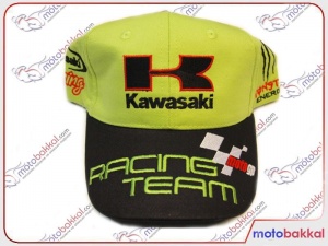 Kawasaki Racing Team Yeşil Siyah Şapka