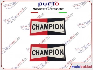 Champion Punto Sticker Çıkartma