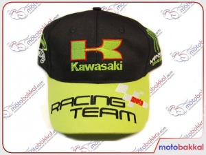 Kawasaki Racing Team Siyah Yeşil Şapka