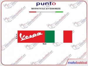 Vespa İtalyan Bayrak Punto Sticker Çıkartma