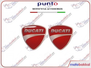 Ducati Büyük Logo Damla Punto Sticker Çıkartma